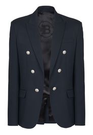 Balmain Blazer con dettaglio bottoni - Blu