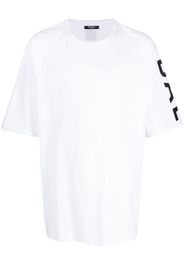 Balmain logo-print cotton T-shirt - Bianco