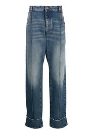 Balmain Jeans dritti con effetto sfumato - Blu