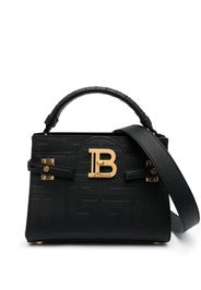 Balmain Borsa tote B-Buzz 22 in pelle - Nero