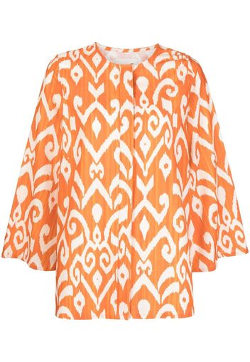 Bambah Blusa Linden con stampa geometrica - Arancione