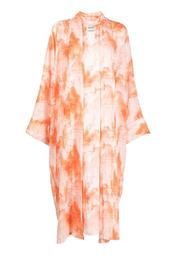 Bambah Set kimono con scollo a V - Arancione