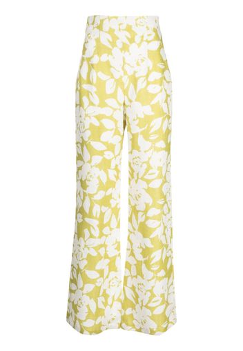 Bambah Pantaloni Green Lilly svasati - Giallo