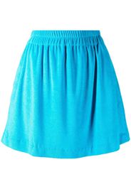 BAMBAH towelling-effect mini skirt - Blu