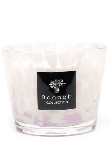 Baobab Collection White Pearls candle - Bianco