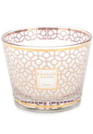 Rose logo print candle