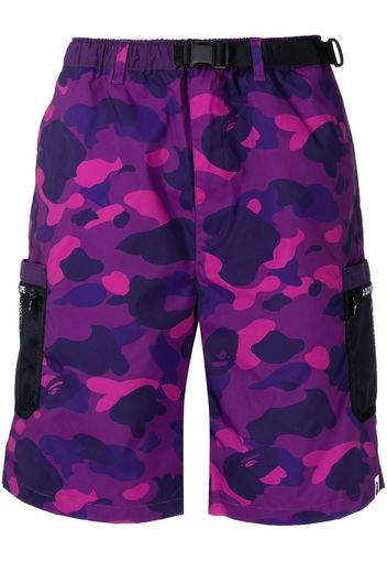 BAPE BLACK *A BATHING APE® BAPE camouflage-print cargo shorts - Viola