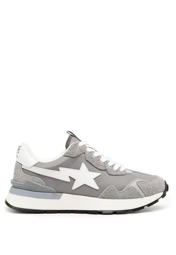 BAPE BLACK *A BATHING APE® lightning star patch low-top sneakers - Grigio