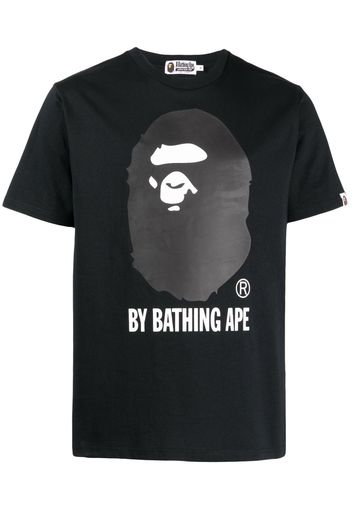 BAPE BLACK *A BATHING APE® logo-print cotton T-shirt - Nero