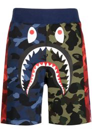 BAPE BLACK *A BATHING APE® cartoon-print panelled track shorts - Multicolore