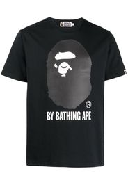 BAPE BLACK *A BATHING APE® logo-print cotton T-shirt - Nero