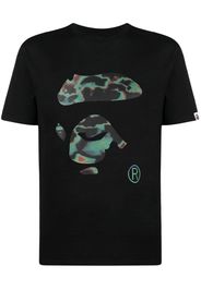 BAPE BLACK *A BATHING APE® logo-print cotton T-shirt - Nero