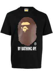 BAPE BLACK *A BATHING APE® logo-print cotton T-shirt - Nero