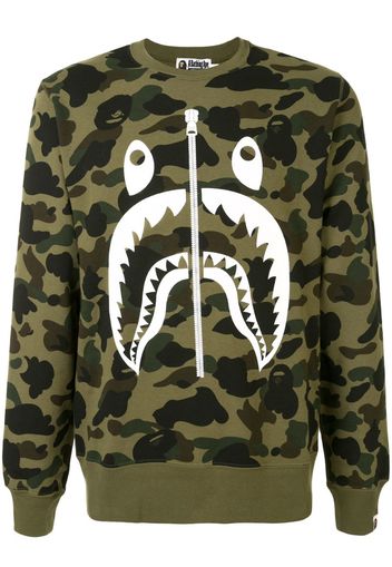 camouflage print sweatshirt