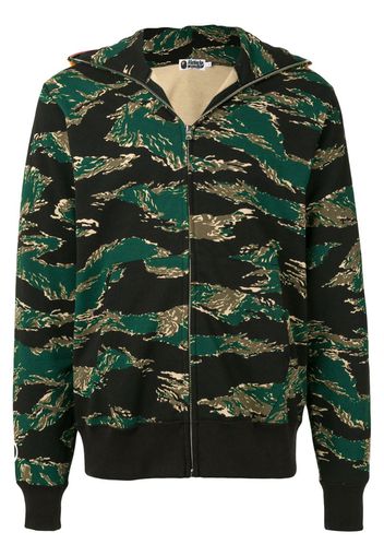 camouflage print hoodie