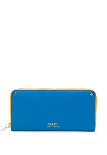 BAPY BY *A BATHING APE® two-tone zip pocket - Blu