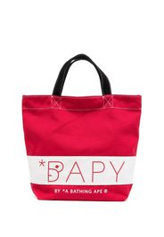 BAPY BY *A BATHING APE® logo-print tote bag - Rosso