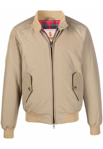 Baracuta Bomber con zip - Toni neutri