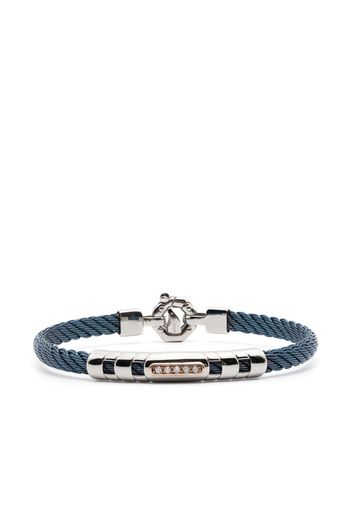 Barakà diamond-detail rope-chain bracelet - Blu