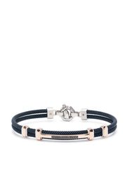 Barakà diamond-detail rope-chain bracelet - Blu