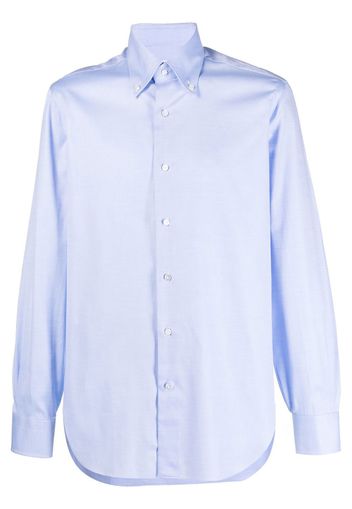 Barba Camicia con colletto a punta - Blu