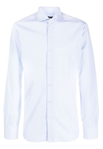 Barba classic button-up shirt - Blu