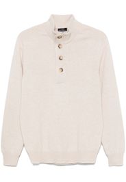 Barba virgin wool sweater - Bianco