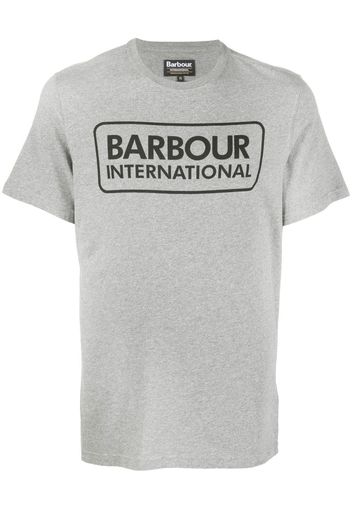 Barbour International logo-print T-shirt - Grigio