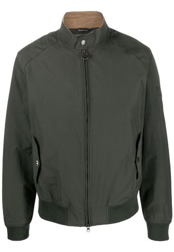 Barbour International Bomber con zip - Verde