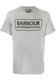 Barbour International logo-print T-shirt - Grigio