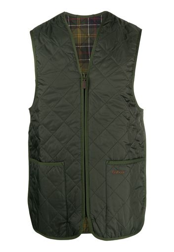 quilted reversible gilet