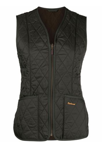 Barbour Betty zipped quilted gilet - Verde