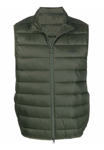 Barbour puffer logo gilet - Verde