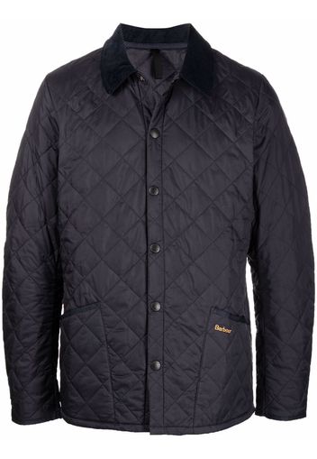 Barbour quilted rain jacket - Blu