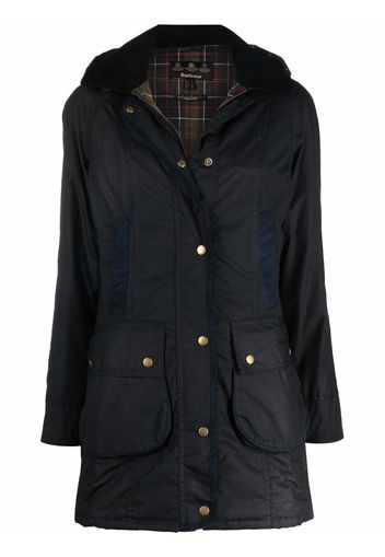 Barbour hooded parka coat - Blu