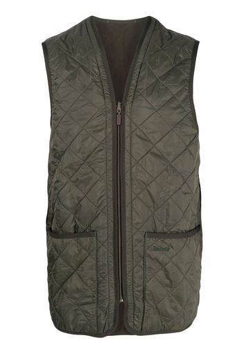 Barbour quilted pouch-pocket gilet - Verde