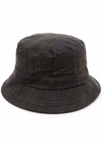 Barbour Darwen checked bucket hat - Verde