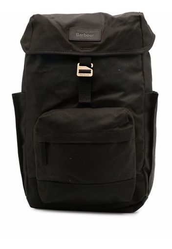 Barbour logo-patch backpack - Verde