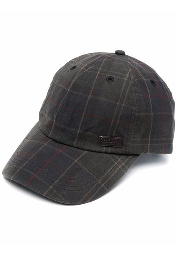 Barbour plaid-pattern cap - Verde