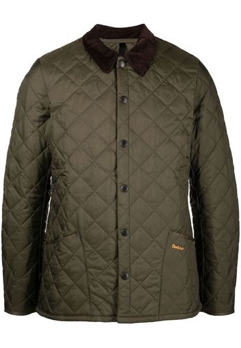 Barbour quilted shirt jacket - Verde