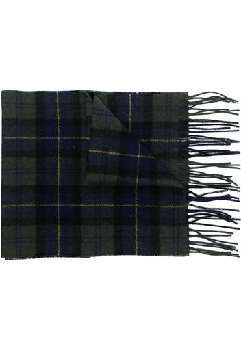 Barbour tartan check pattern scarf - Verde