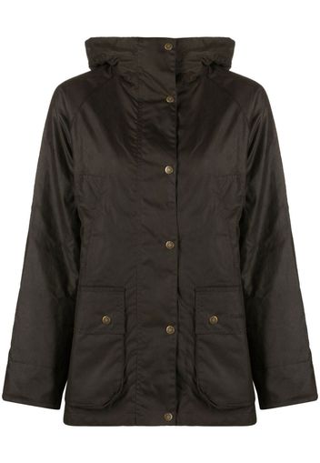 Barbour button-up hooded jacket - Verde