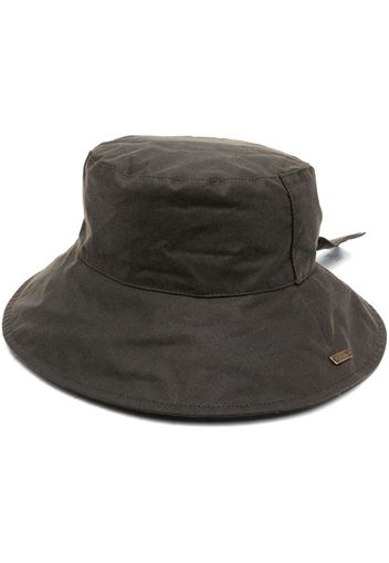 Barbour cotton tie-fastening bucket-hat - Verde