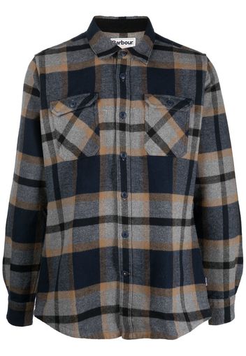 Barbour Rhobell check-print shirt - Grigio