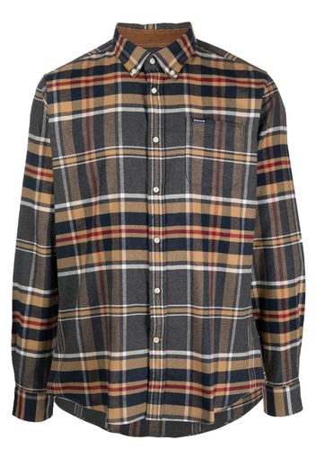 Barbour Ronan checked button-down shirt - Grigio