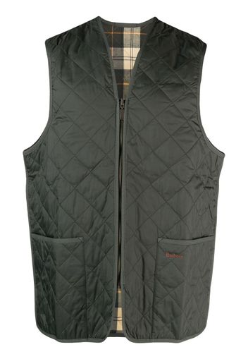 Barbour quilted nylon zip-in liner - Verde