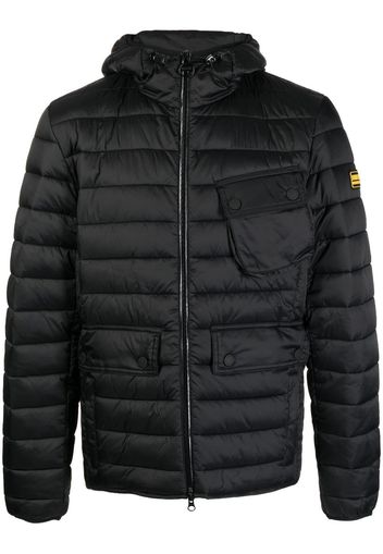 Barbour padded hooded jacket - Nero