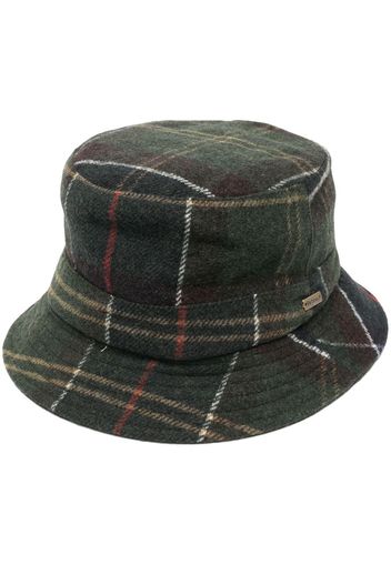 Barbour tartan-pattern bucket hat - Verde