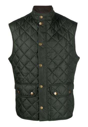 Barbour Lowerdale quilted cotton vest - Verde