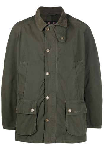 Barbour spread-collar shirt jacket - Verde